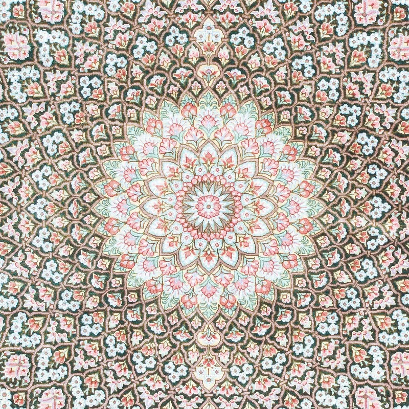 Tappeto Persero - Ghom - 128 x 83 cm - verde