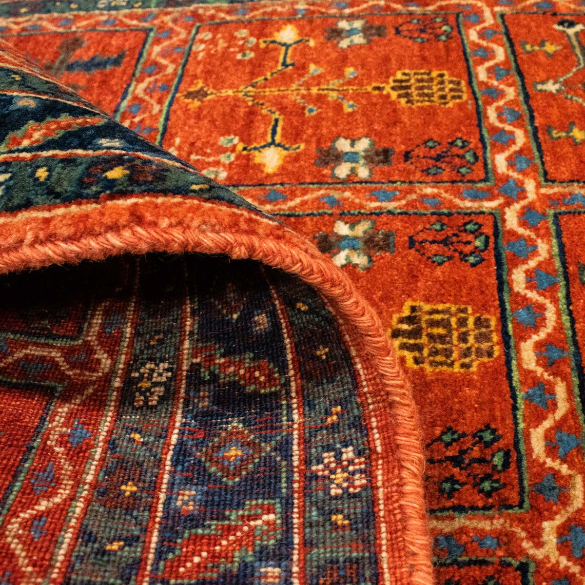 Tappeto corsia Tappeto Gabbeh - Kashkuli Persero - 178 x 87 cm - ruggine