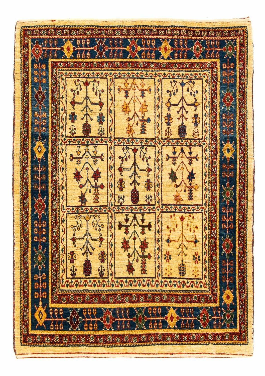 Tappeto Gabbeh - Kashkuli Persero - 143 x 105 cm - beige