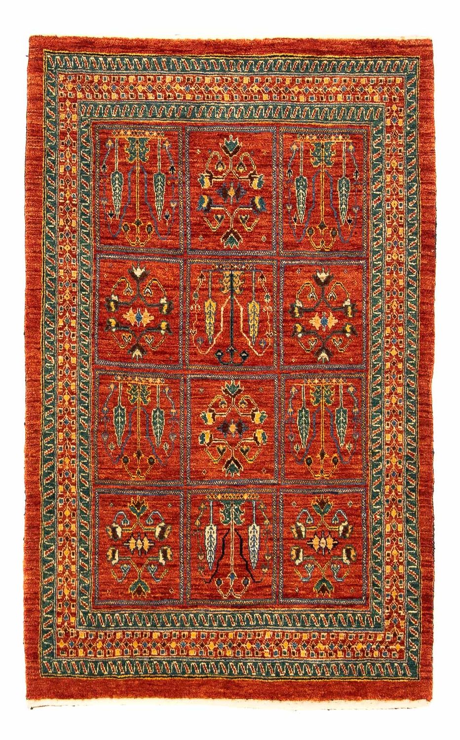 Tappeto Gabbeh - Kashkuli Persero - 134 x 84 cm - rosso scuro
