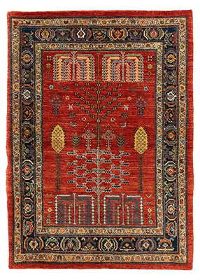 Tappeto Gabbeh - Kashkuli Persero - 120 x 85 cm - rosso scuro