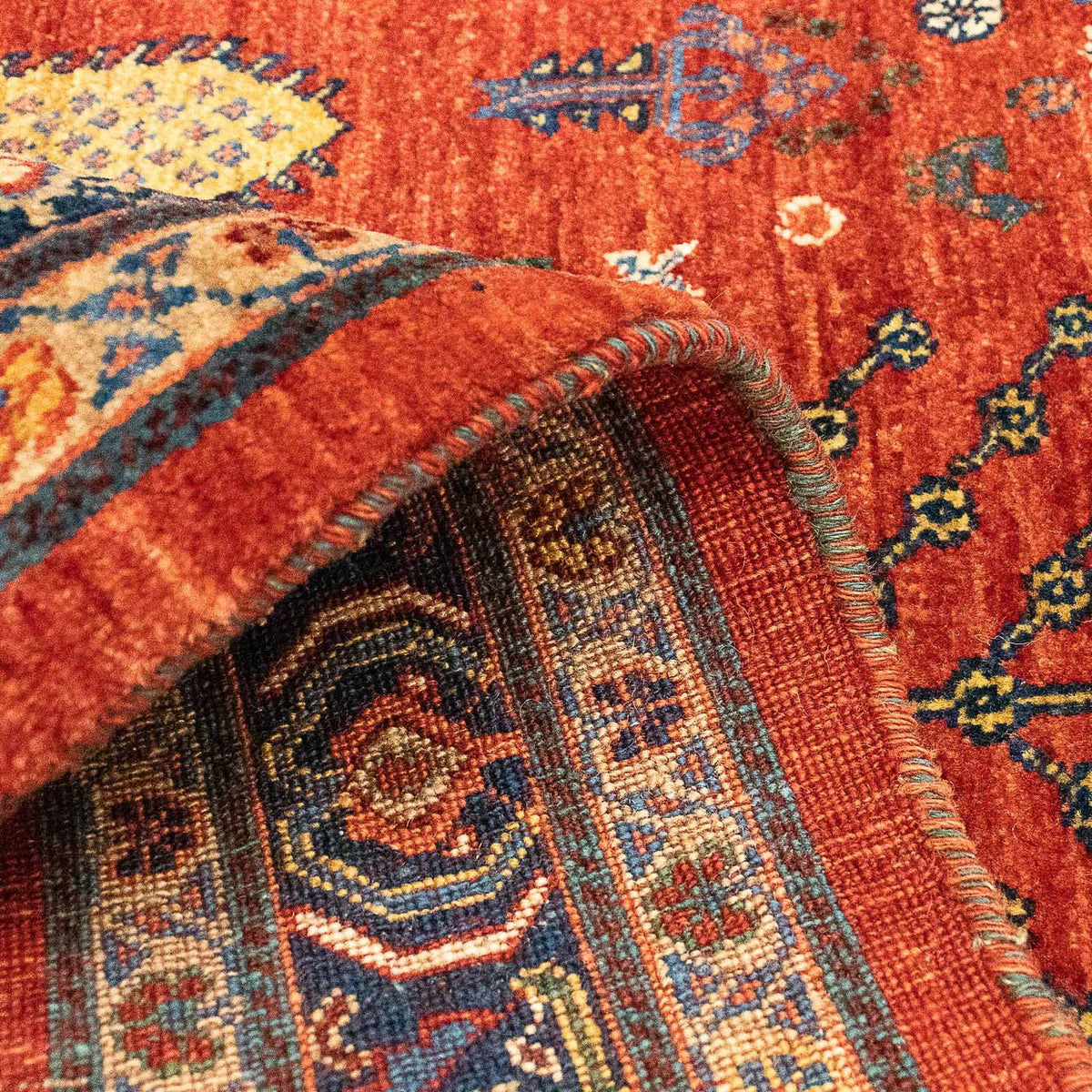 Tappeto Gabbeh - Kashkuli Persero - 120 x 85 cm - rosso scuro