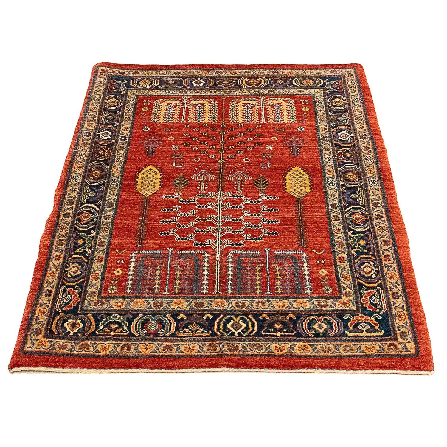 Tappeto Gabbeh - Kashkuli Persero - 120 x 85 cm - rosso scuro