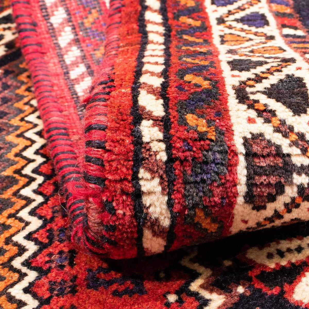 Tappeto Persero - Nomade - 169 x 115 cm - rosso scuro