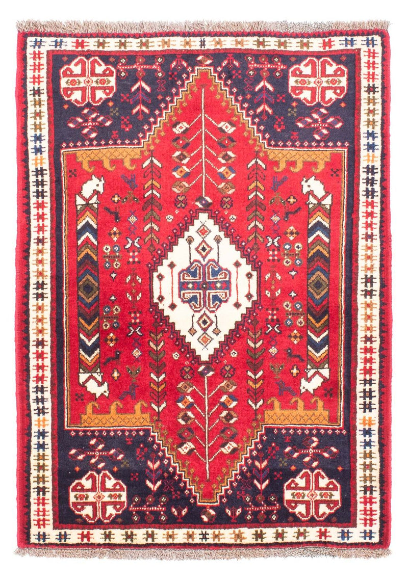 Tappeto Persero - Nomade - 153 x 105 cm - rosso scuro