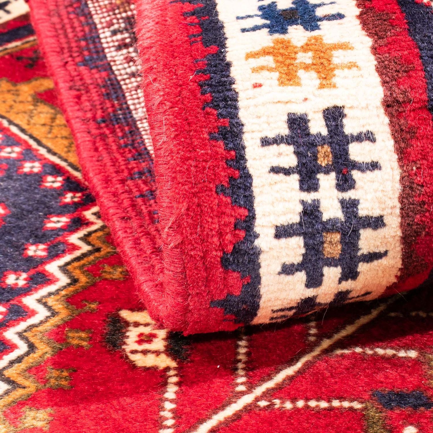 Tappeto Persero - Nomade - 153 x 105 cm - rosso scuro