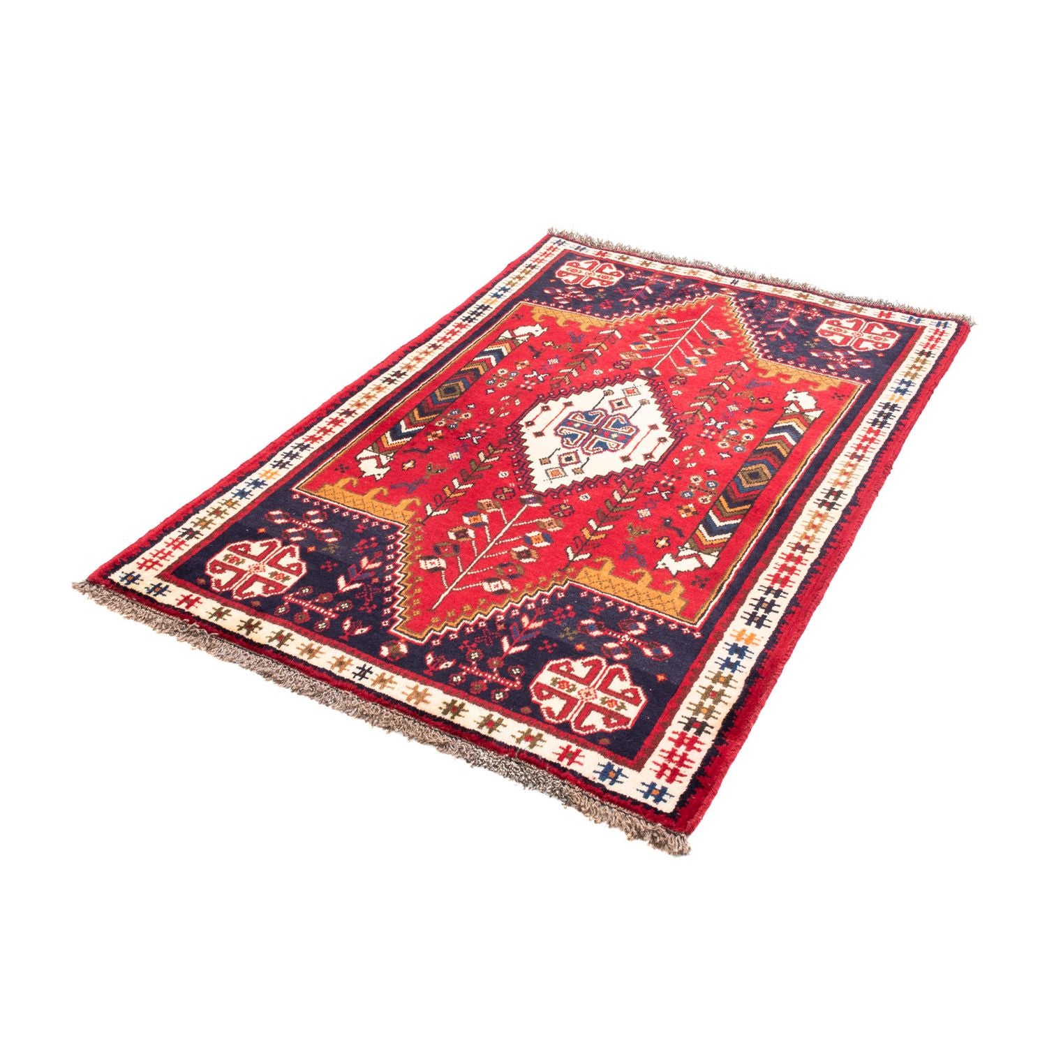 Tappeto Persero - Nomade - 153 x 105 cm - rosso scuro
