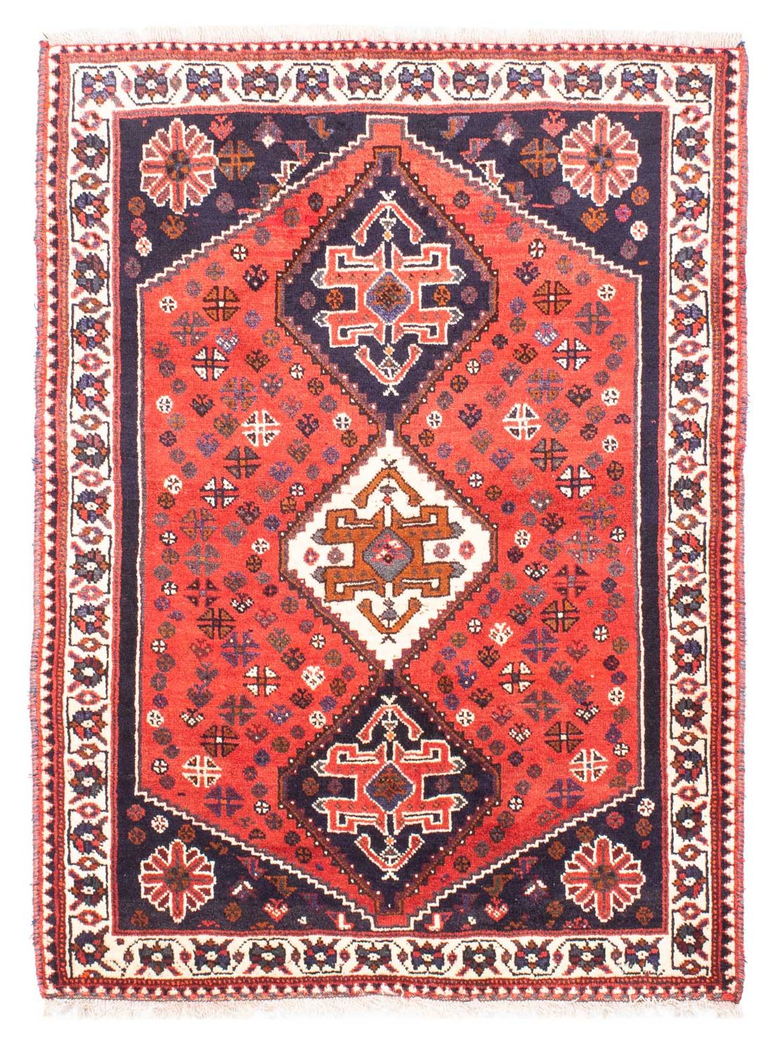 Tappeto Persero - Nomade - 159 x 121 cm - rosso scuro
