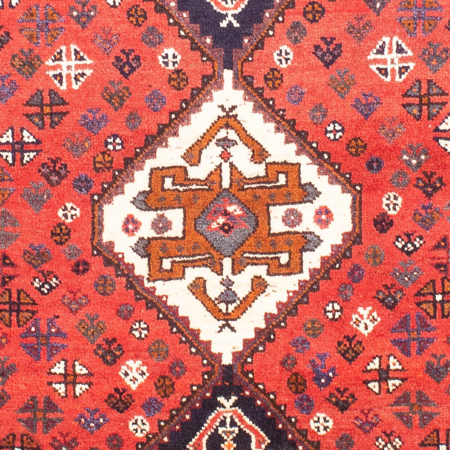 Tappeto Persero - Nomade - 159 x 121 cm - rosso scuro
