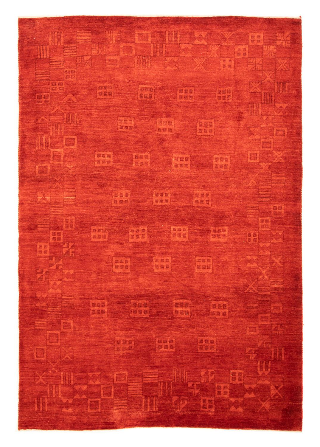 Tappeto Gabbeh - Persero - 239 x 167 cm - rosso