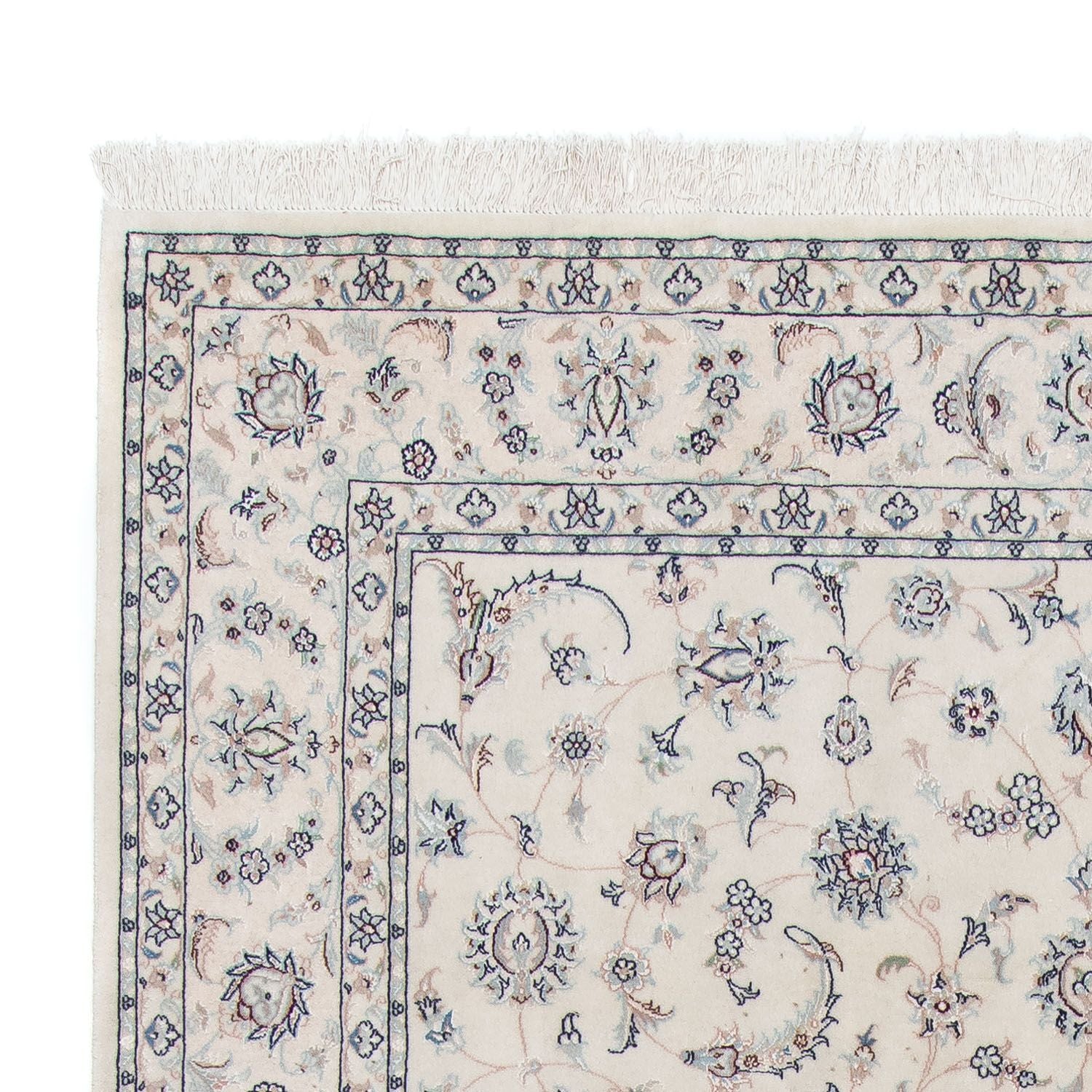 Tappeto Persero - Nain - Reale - 298 x 199 cm - argento