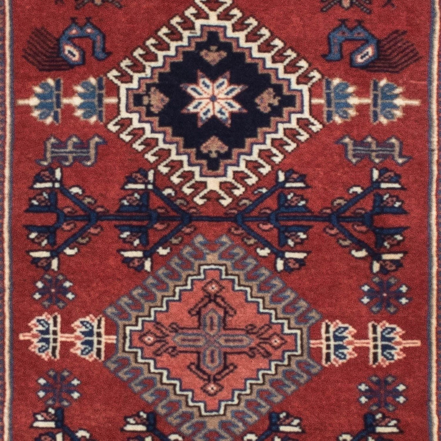 Tappeto corsia Tappeto Persero - Nomade - 148 x 59 cm - rosso scuro