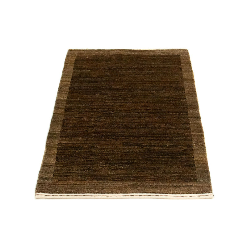 Tappeto Gabbeh - Indus - 93 x 60 cm - marrone scuro
