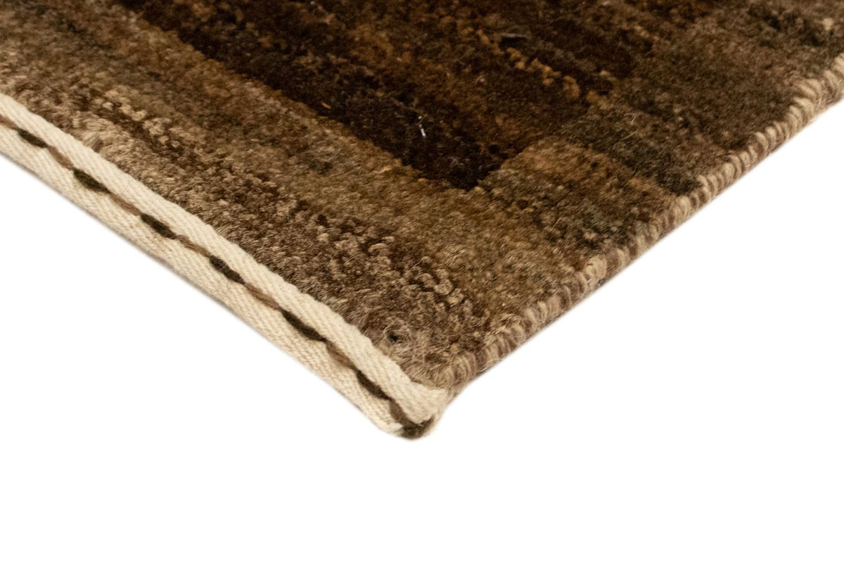Tappeto Gabbeh - Indus - 93 x 60 cm - marrone scuro
