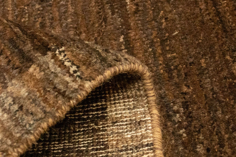 Tappeto Gabbeh - Indus - 90 x 58 cm - marrone scuro