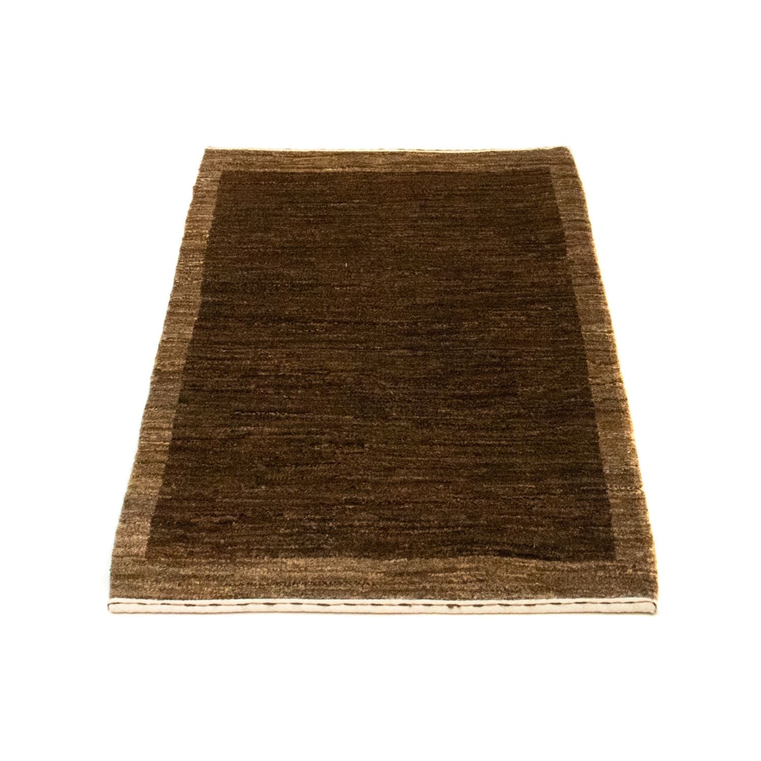 Tappeto Gabbeh - Indus - 90 x 58 cm - marrone scuro