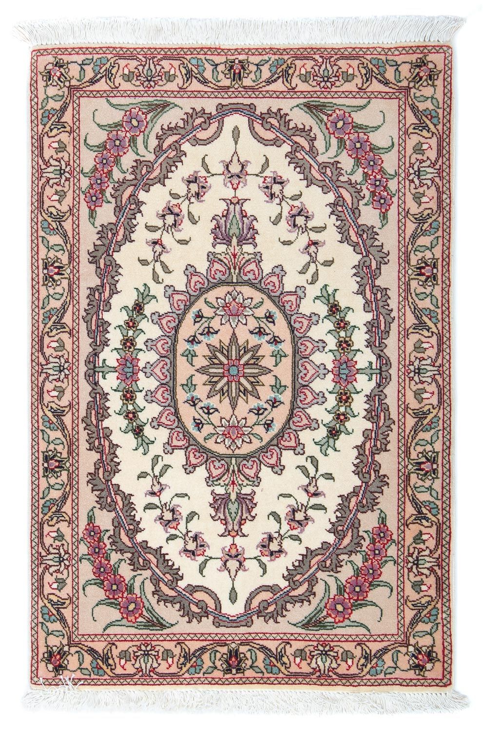 Tappeto Persero - Tabriz - Reale - 90 x 60 cm - beige