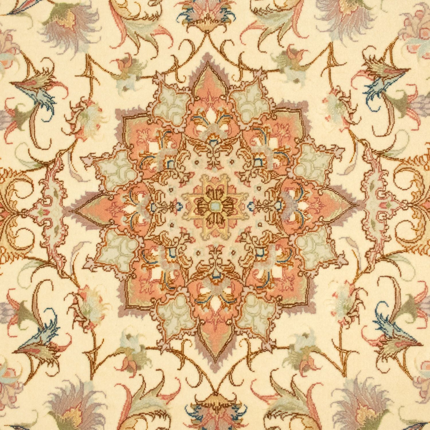 Tappeto Persero - Tabriz - Reale - 150 x 104 cm - beige