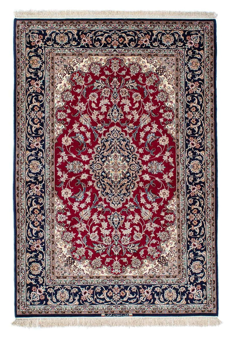 Tappeto di seta - Ghom seta - Premio - 200 x 130 cm - rosso
