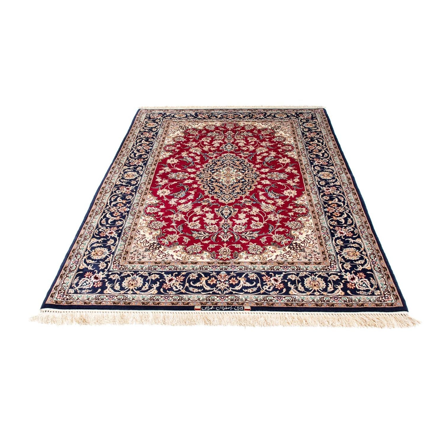 Tappeto di seta - Ghom seta - Premio - 200 x 130 cm - rosso