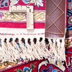 Tappeto Persero - Isfahan - Premio - 104 x 72 cm - blu scuro