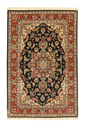 Tappeto Persero - Ghom - 152 x 103 cm - nero