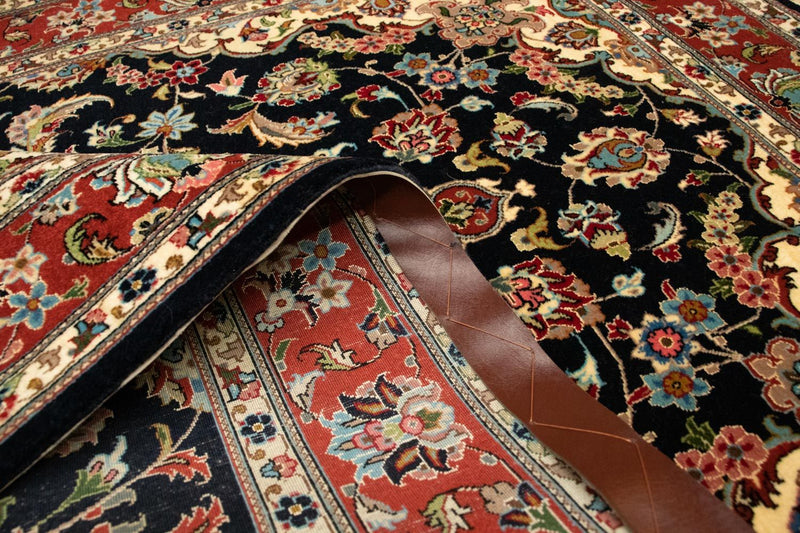 Tappeto Persero - Ghom - 152 x 103 cm - nero