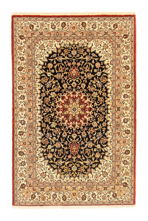 Tappeto Persero - Ghom - 160 x 103 cm - nero