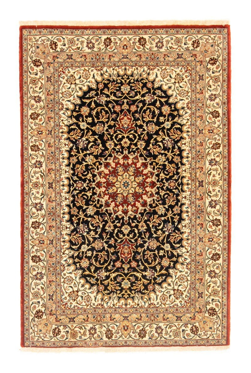 Tappeto Persero - Ghom - 160 x 103 cm - nero
