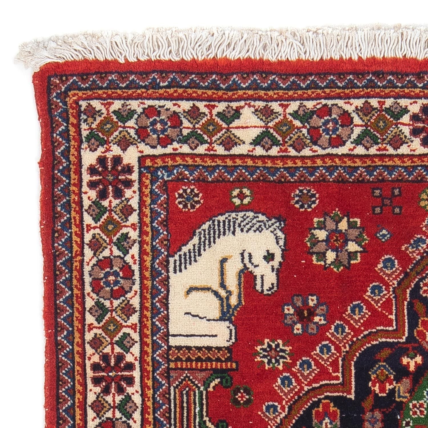 Tappeto Gabbeh - Kashkuli Persero - 88 x 61 cm - rosso