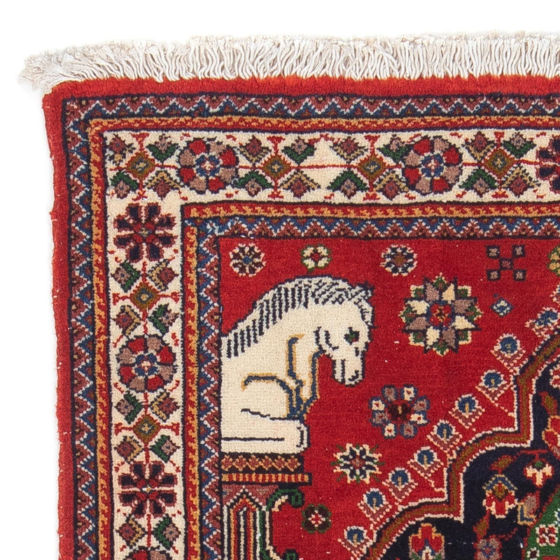 Tappeto Gabbeh - Kashkuli Persero - 88 x 61 cm - rosso