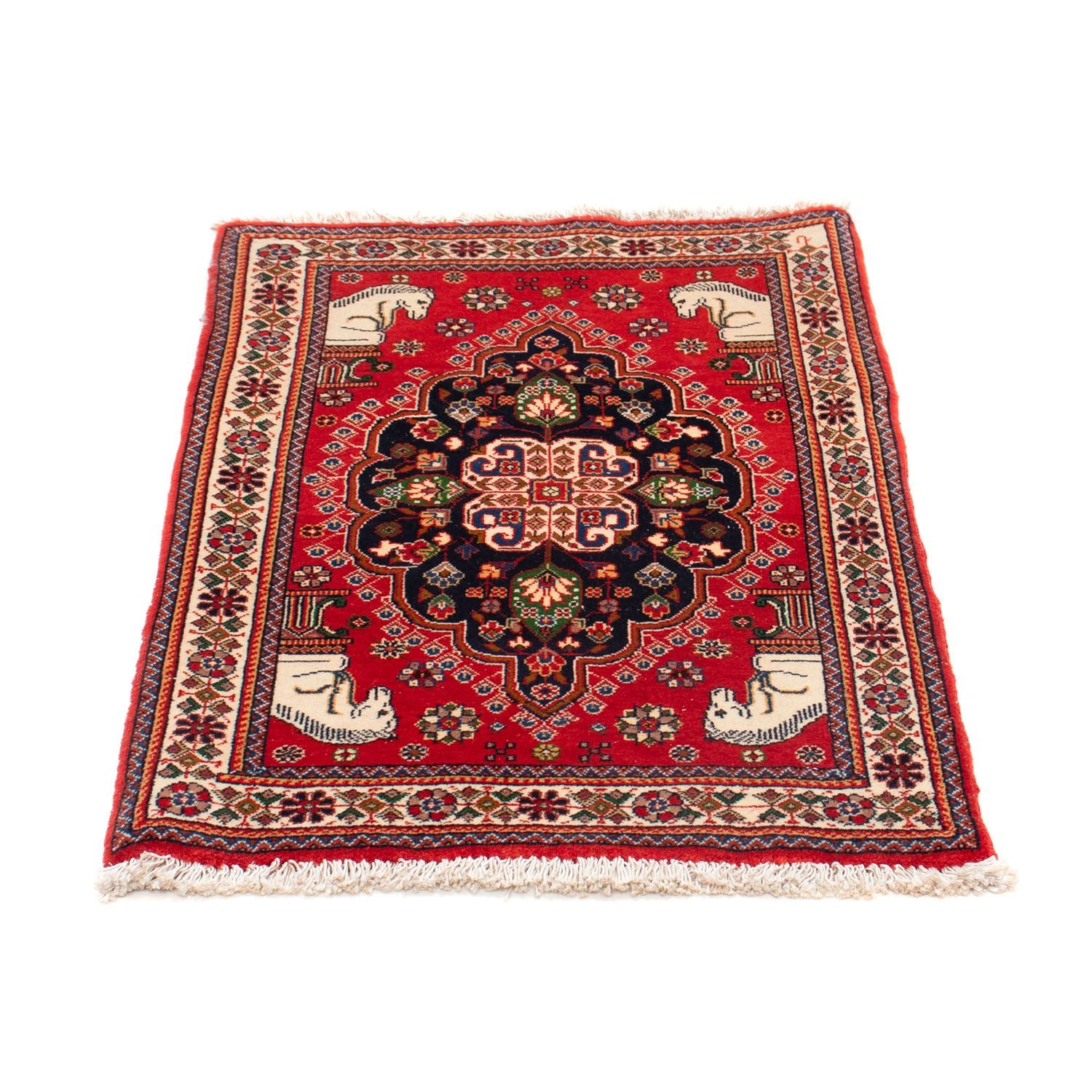Tappeto Gabbeh - Kashkuli Persero - 88 x 61 cm - rosso