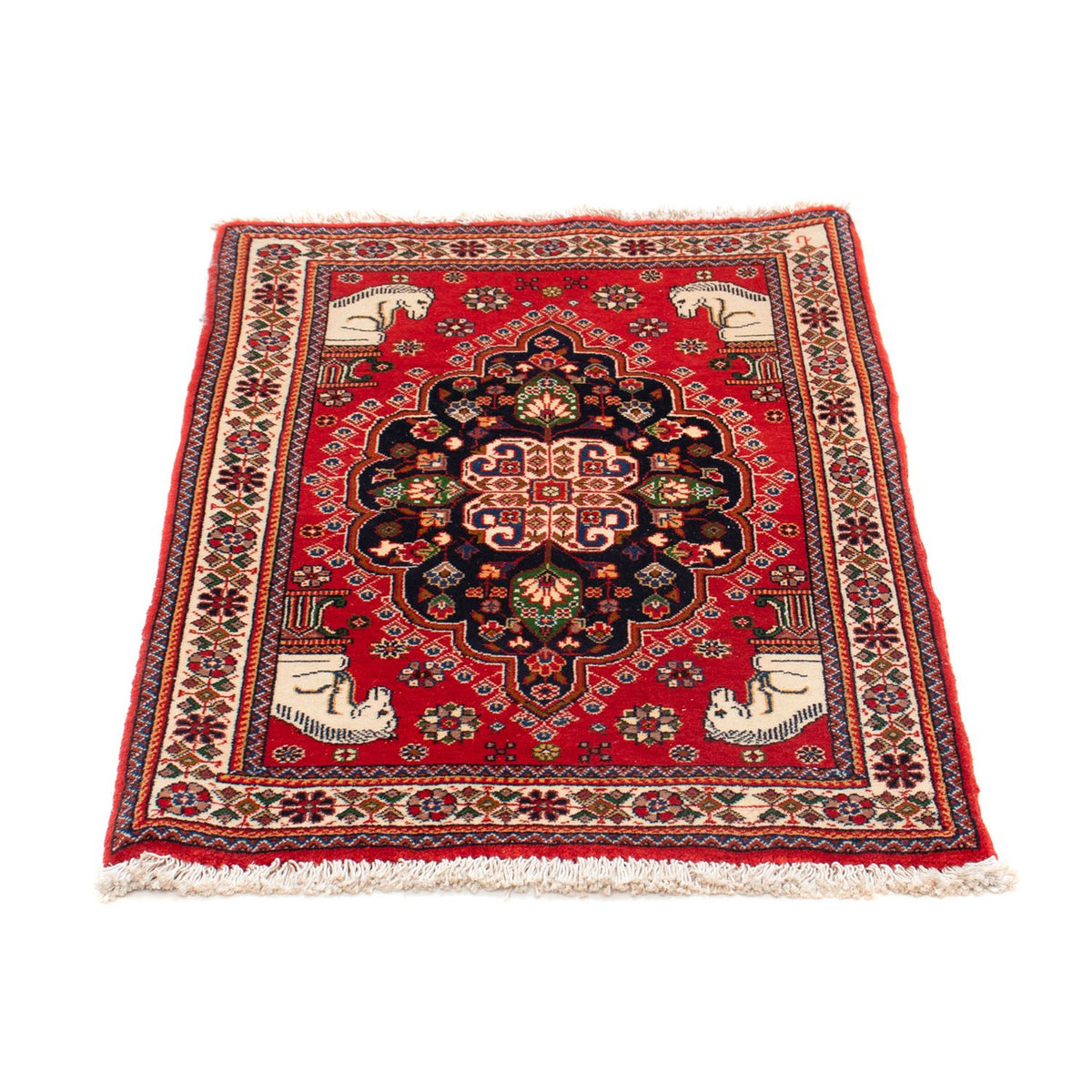 Tappeto Gabbeh - Kashkuli Persero - 88 x 61 cm - rosso