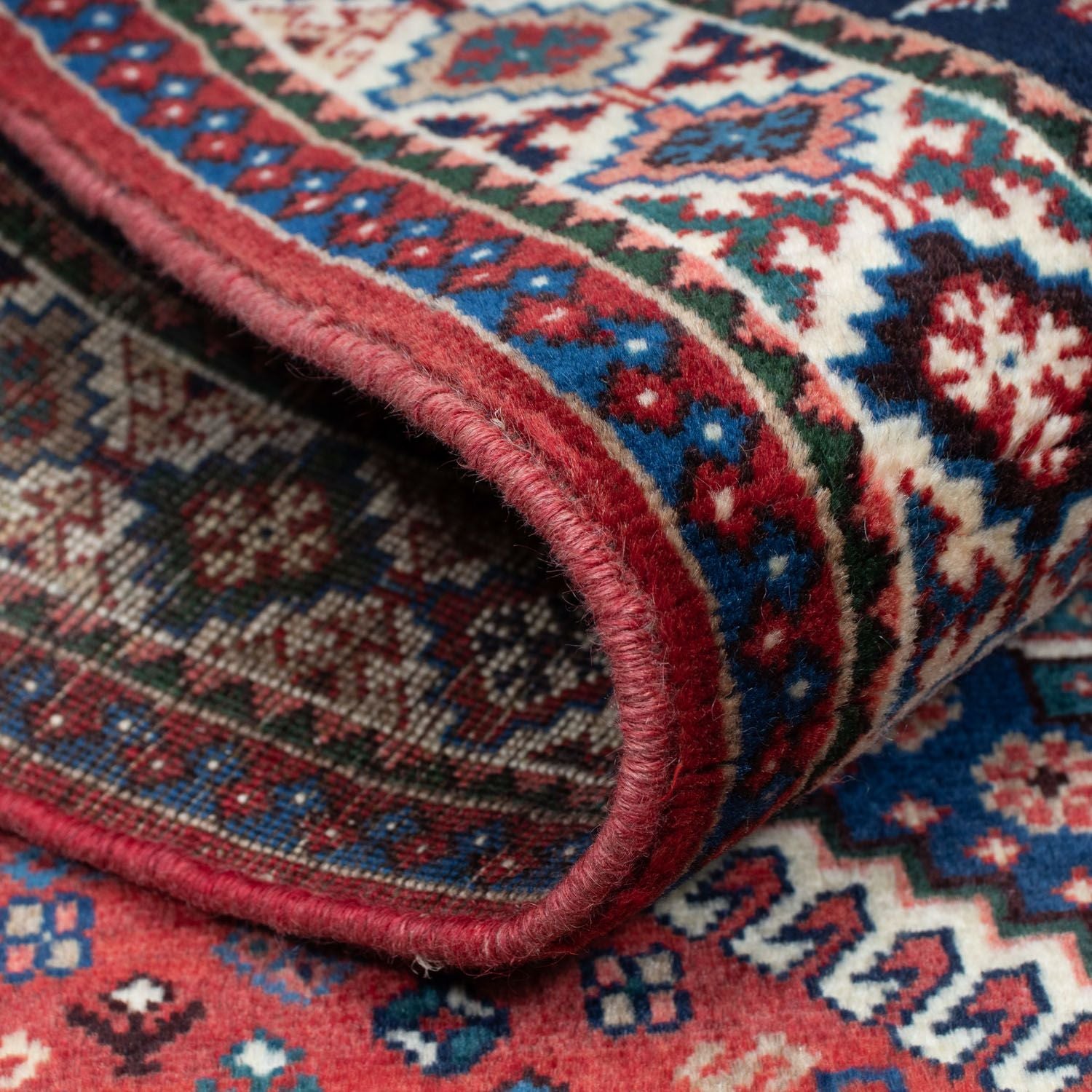Tappeto Persero - Nomade - 147 x 102 cm - rosso scuro