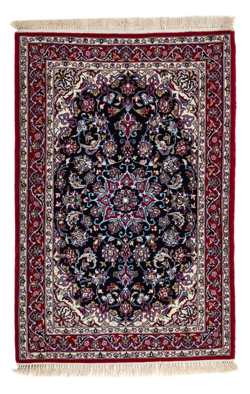 Tappeto Persero - Isfahan - Premio - 108 x 72 cm - rosso scuro