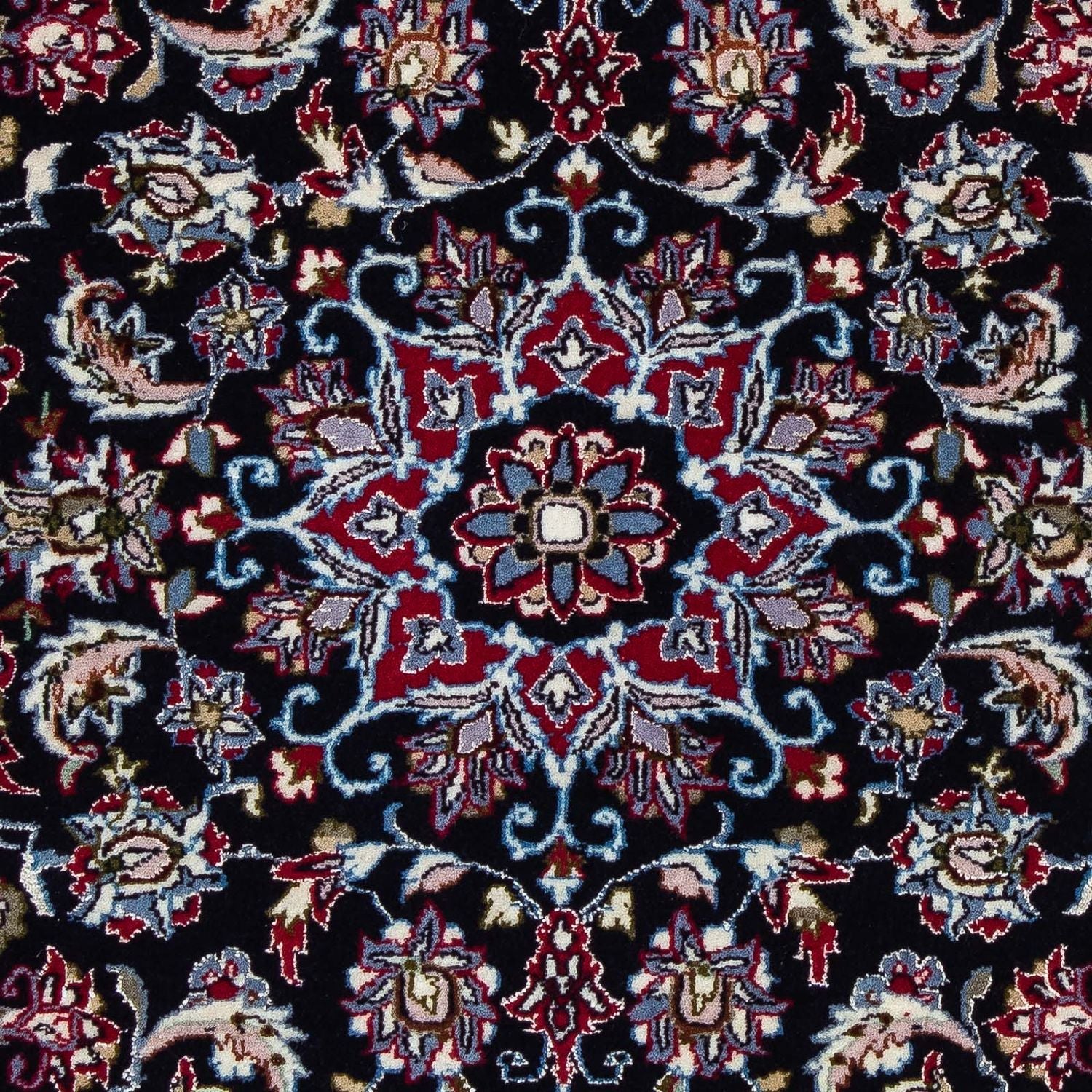 Tappeto Persero - Isfahan - Premio - 108 x 72 cm - rosso scuro