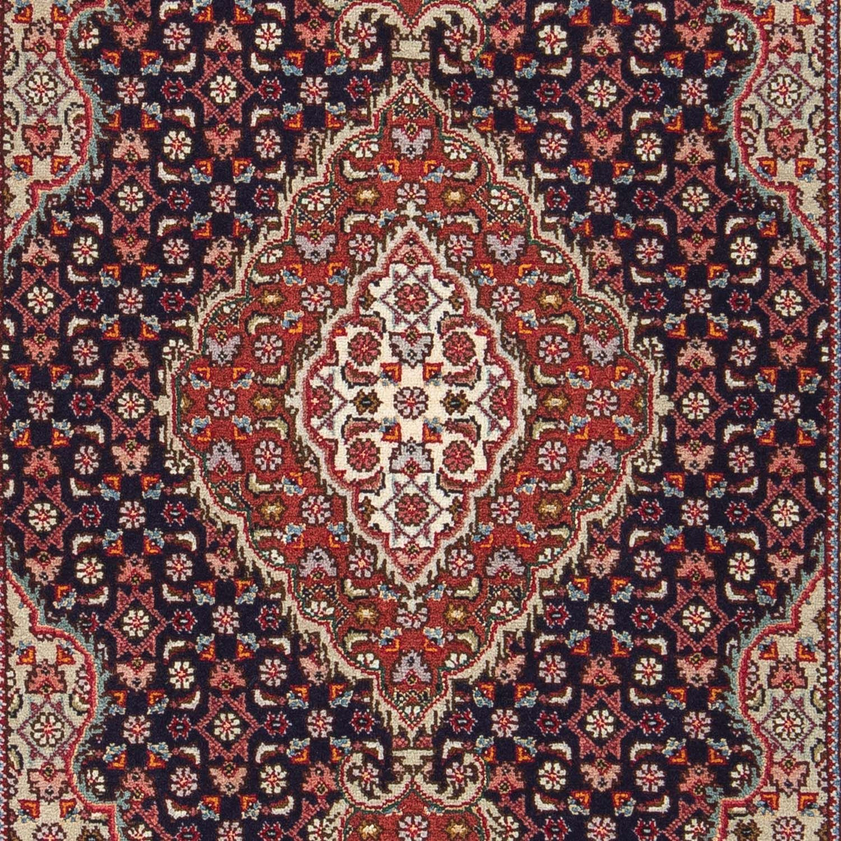 Tappeto Persero - Tabriz - Reale - 90 x 60 cm - blu scuro