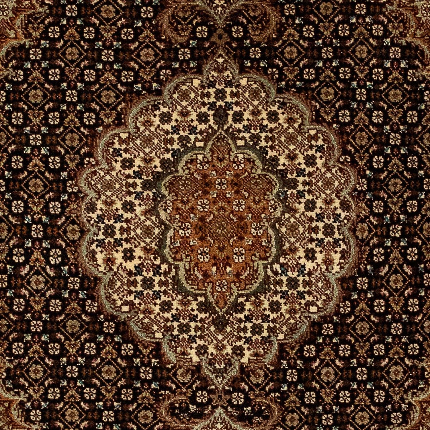 Tappeto Persero - Tabriz - Reale - 114 x 83 cm - blu scuro