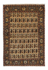 Tappeto di seta - Ghom seta - Premio - 195 x 135 cm - beige chiaro