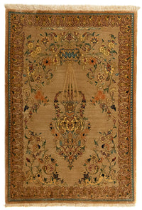 Tappeto Persero - Tabriz - Reale - 107 x 79 cm - marrone