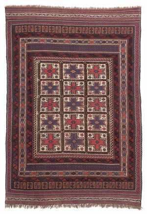 Tappeto Kelim - Orientale - 288 x 200 cm - marrone