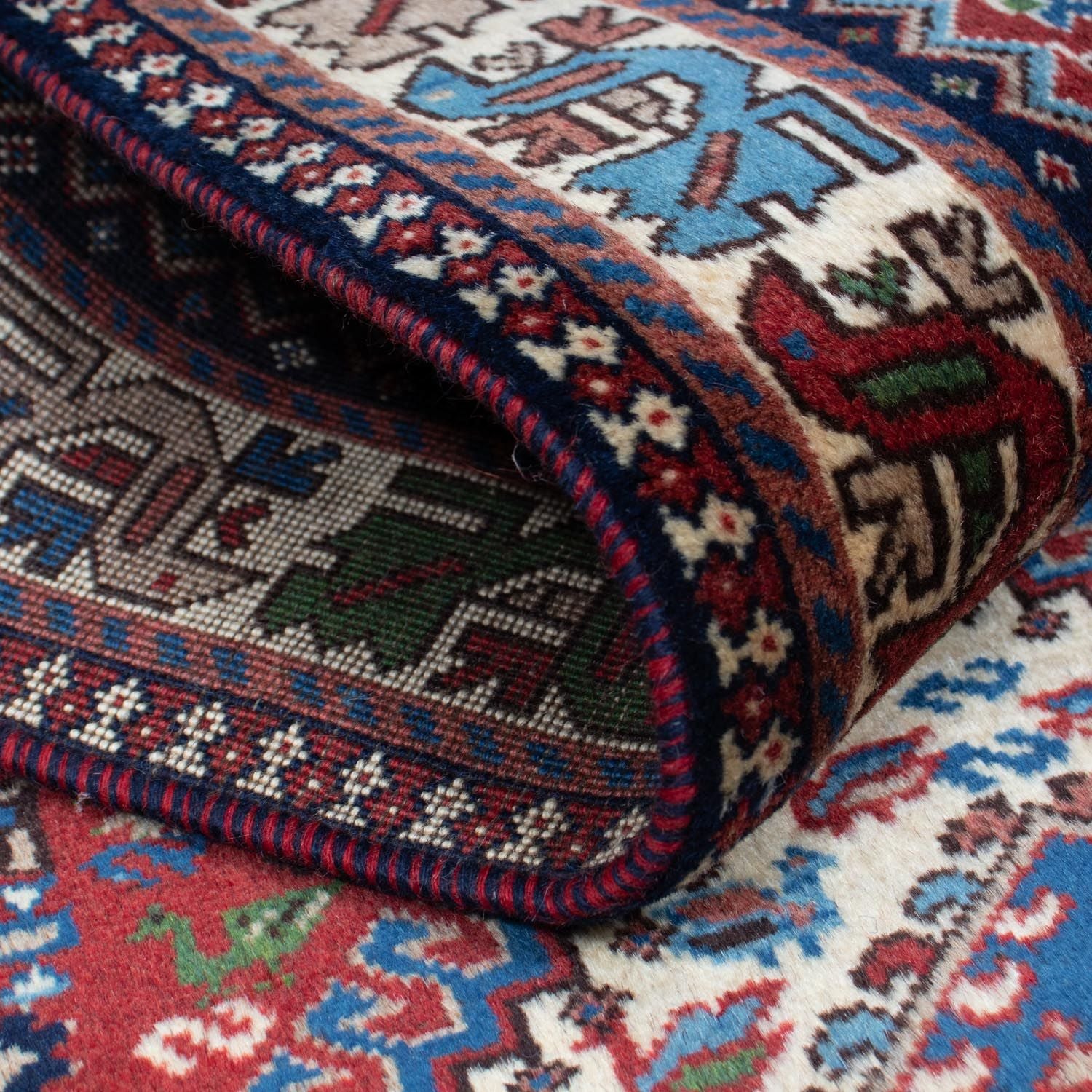 Tappeto corsia Tappeto Persero - Nomade - 205 x 78 cm - rosso chiaro