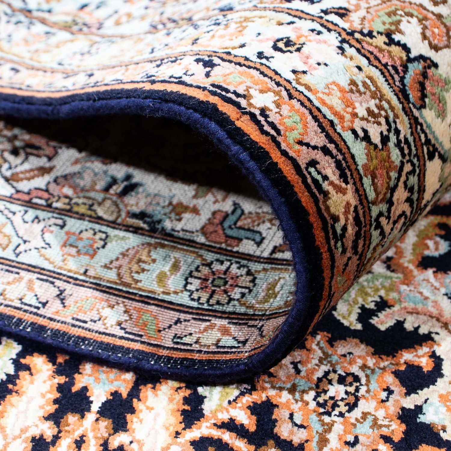 Tappeto Persero - Classico - 226 x 154 cm - blu scuro