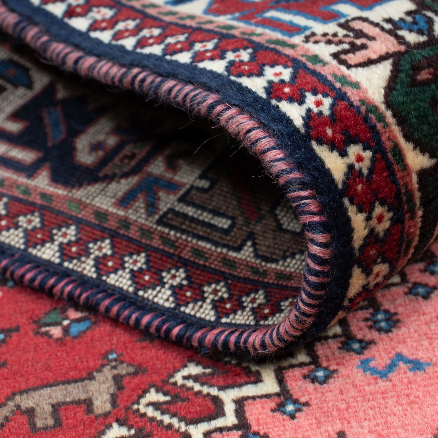 Tappeto corsia Tappeto Persero - Nomade - 197 x 80 cm - rosso scuro