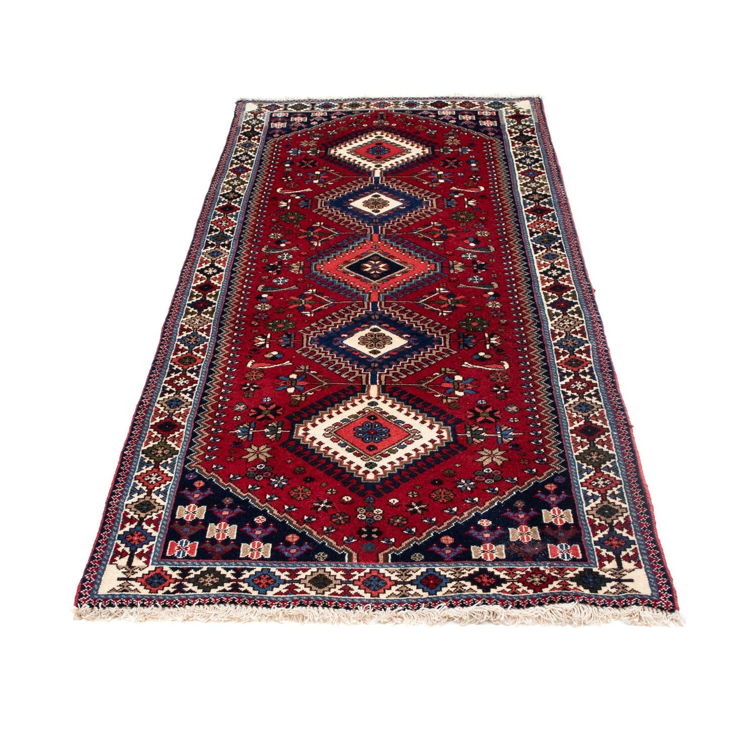 Tappeto corsia Tappeto Persero - Nomade - 194 x 83 cm - rosso scuro