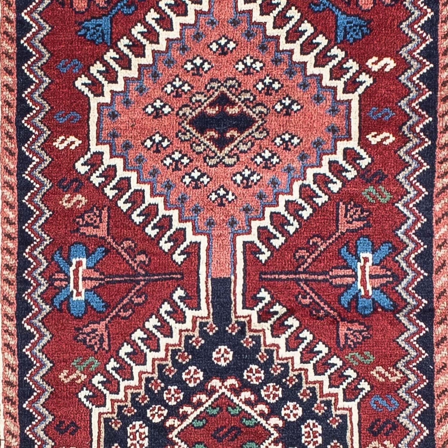 Tappeto corsia Tappeto Persero - Nomade - 195 x 79 cm - rosso