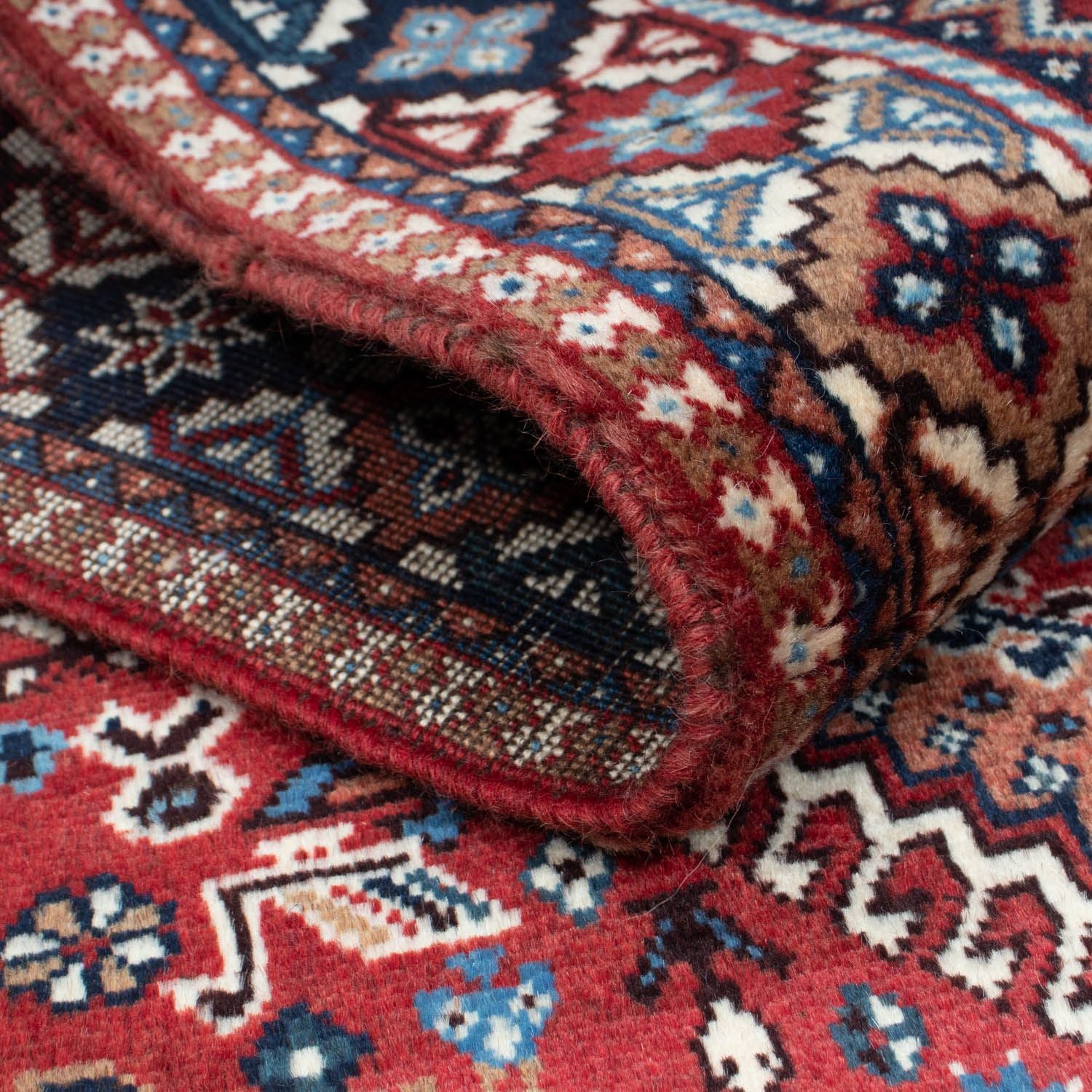 Tappeto corsia Tappeto Persero - Nomade - 194 x 90 cm - rosso
