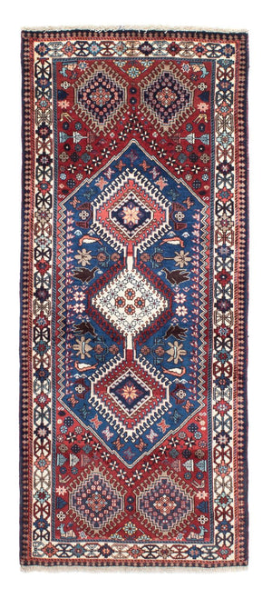 Tappeto corsia Tappeto Persero - Nomade - 195 x 80 cm - rosso scuro