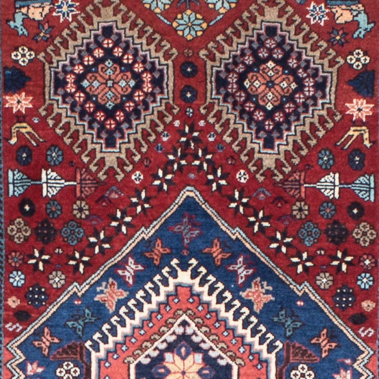 Tappeto corsia Tappeto Persero - Nomade - 195 x 80 cm - rosso scuro