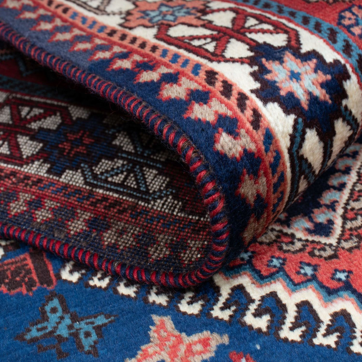 Tappeto corsia Tappeto Persero - Nomade - 195 x 80 cm - rosso scuro